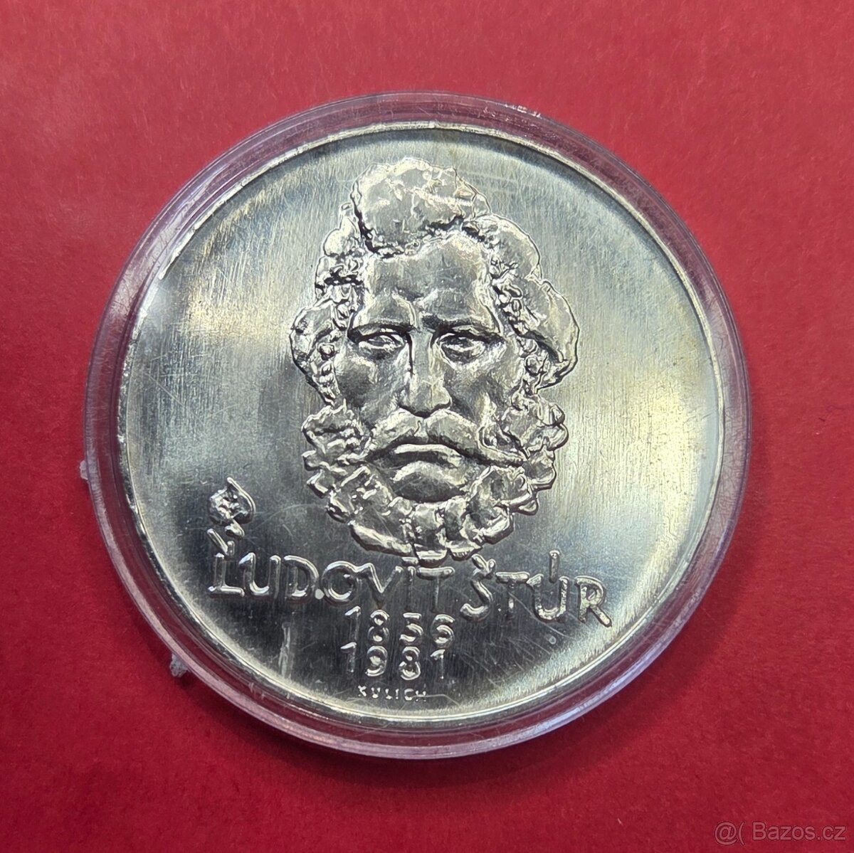 Stříbrnná mince 500 Kčs 1981 Ludovít Štúr