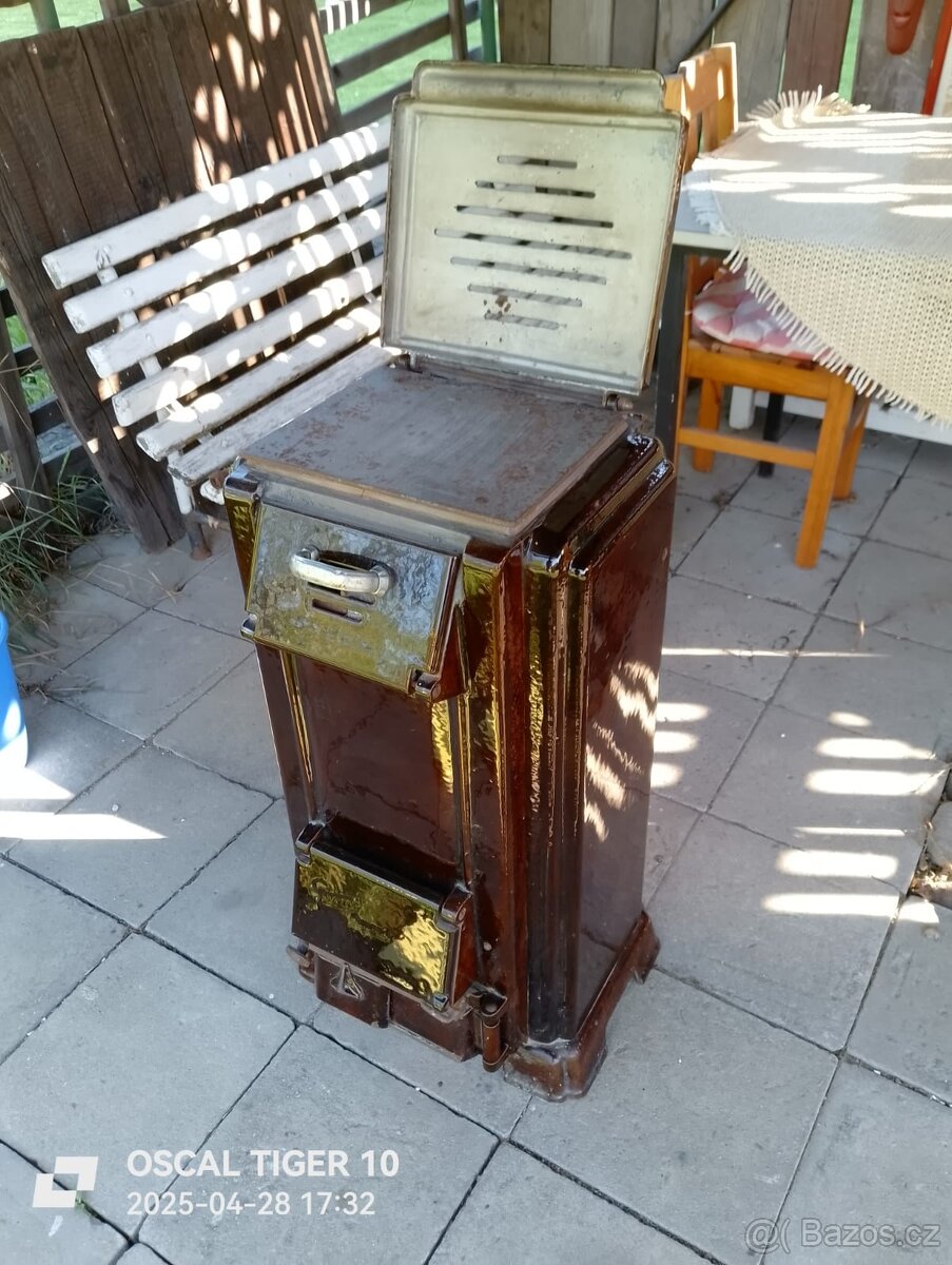 Retro kamna na tuhá paliva – funkční