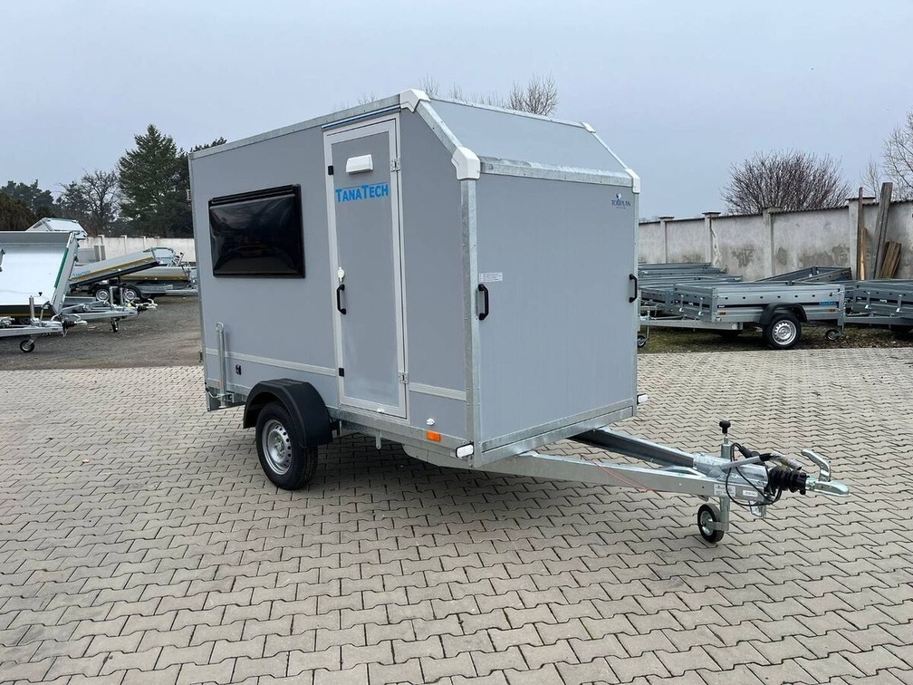 Skříňový přívěs Tomplan TFDS 300.00 1300kg zadní d