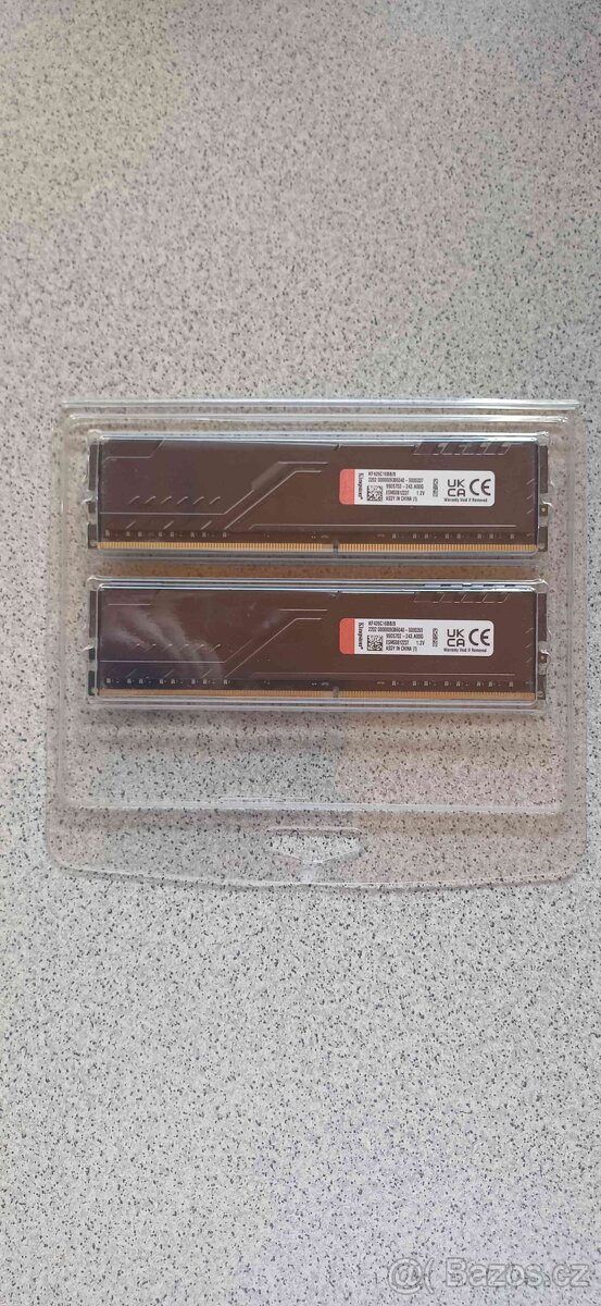 Kingston 8GB DDR4 2666MHz FURY BEAST Black, pár (dohromady 1