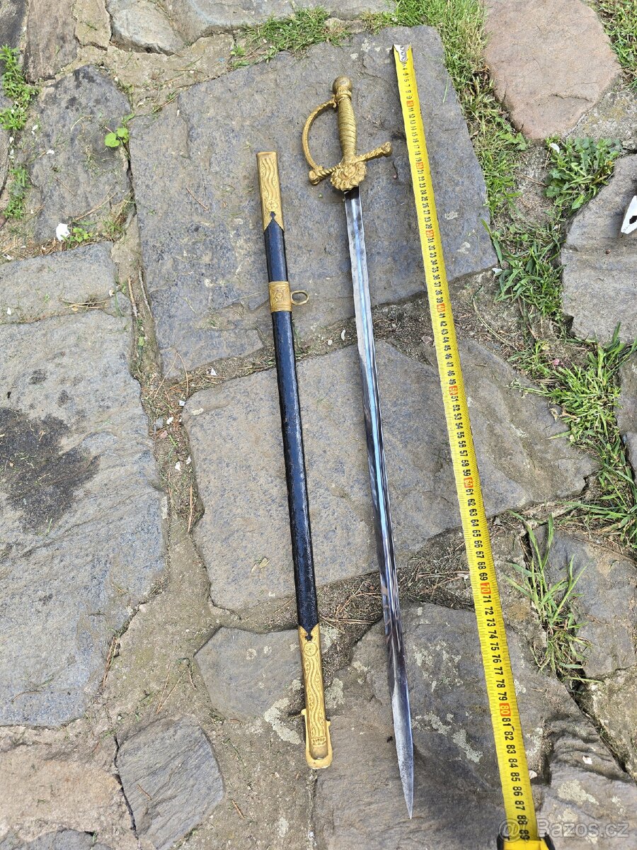 KRÁSNÝ ŽELEZNIČNÍ DRAŽNÍ KORD/  ŠAVLE RU SOLINGEN VZOR 1891