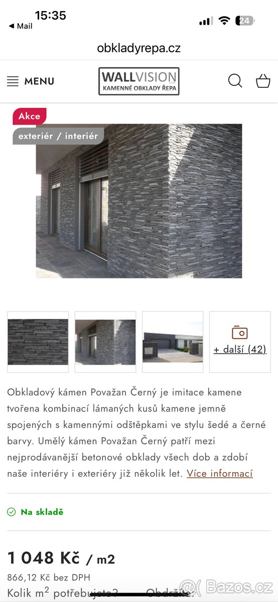 Kamenný obklad