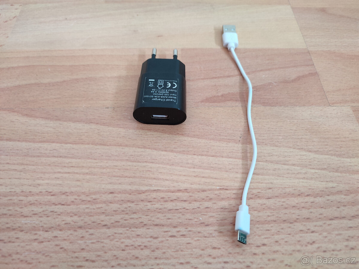 USB nabíječka s kabelem USB-A USB-B micro
