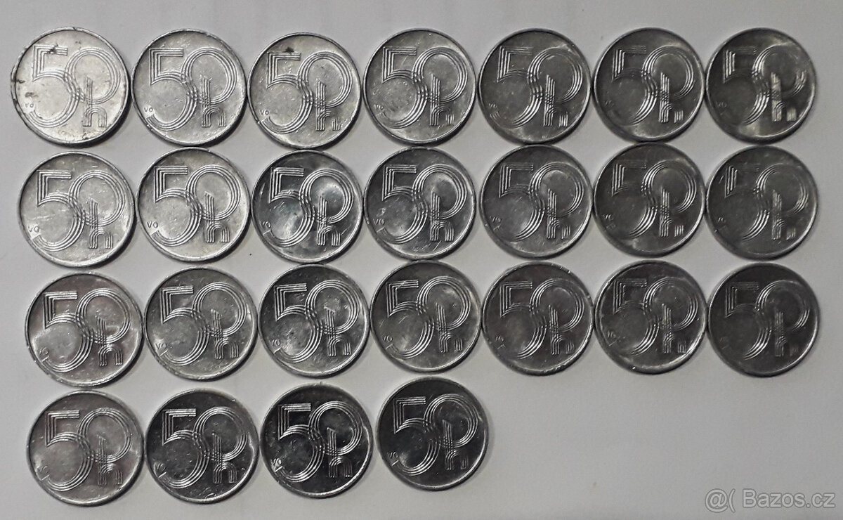 50 haléř 1997 - 2007