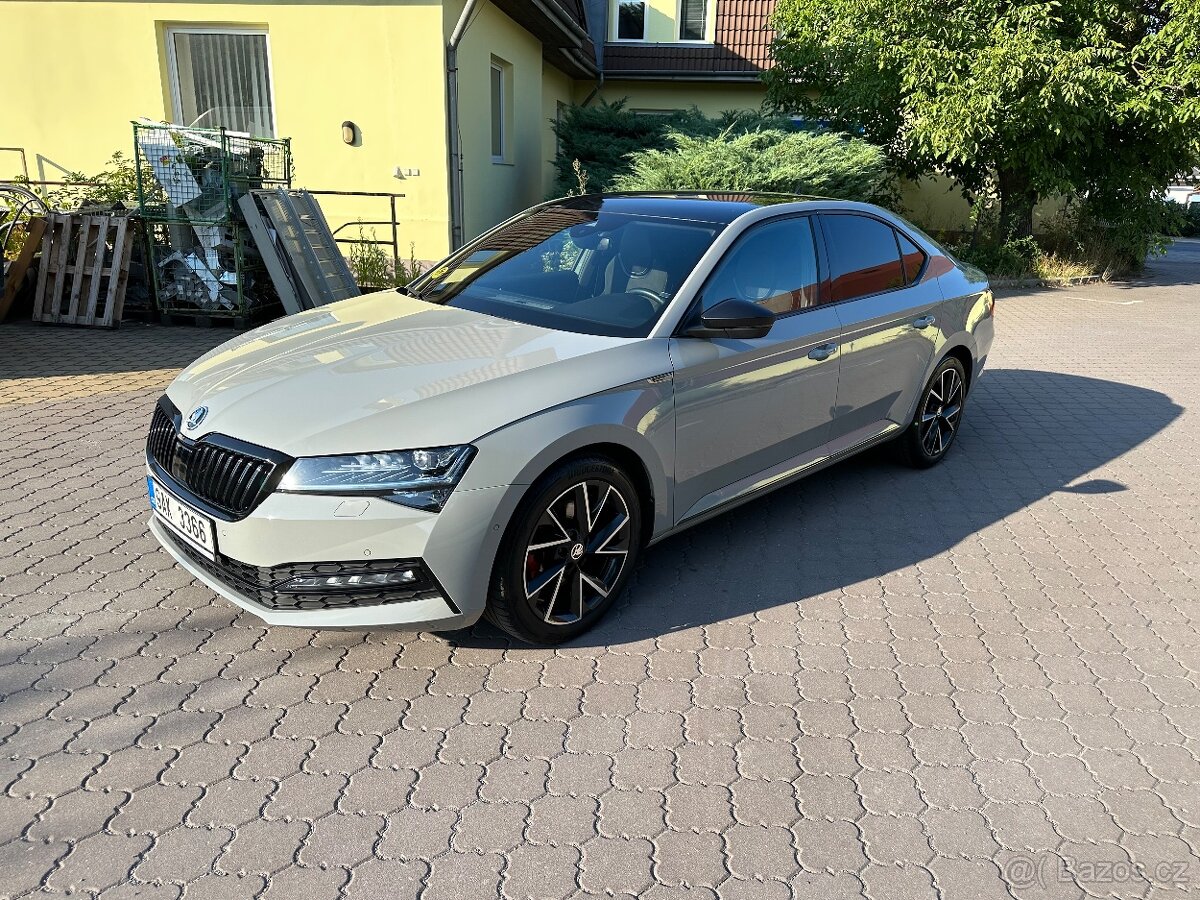 PRONÁJEM VOZIDLA SKODA SUPERB SPORT LINE, 2.0 TDi, DSG, R.V.