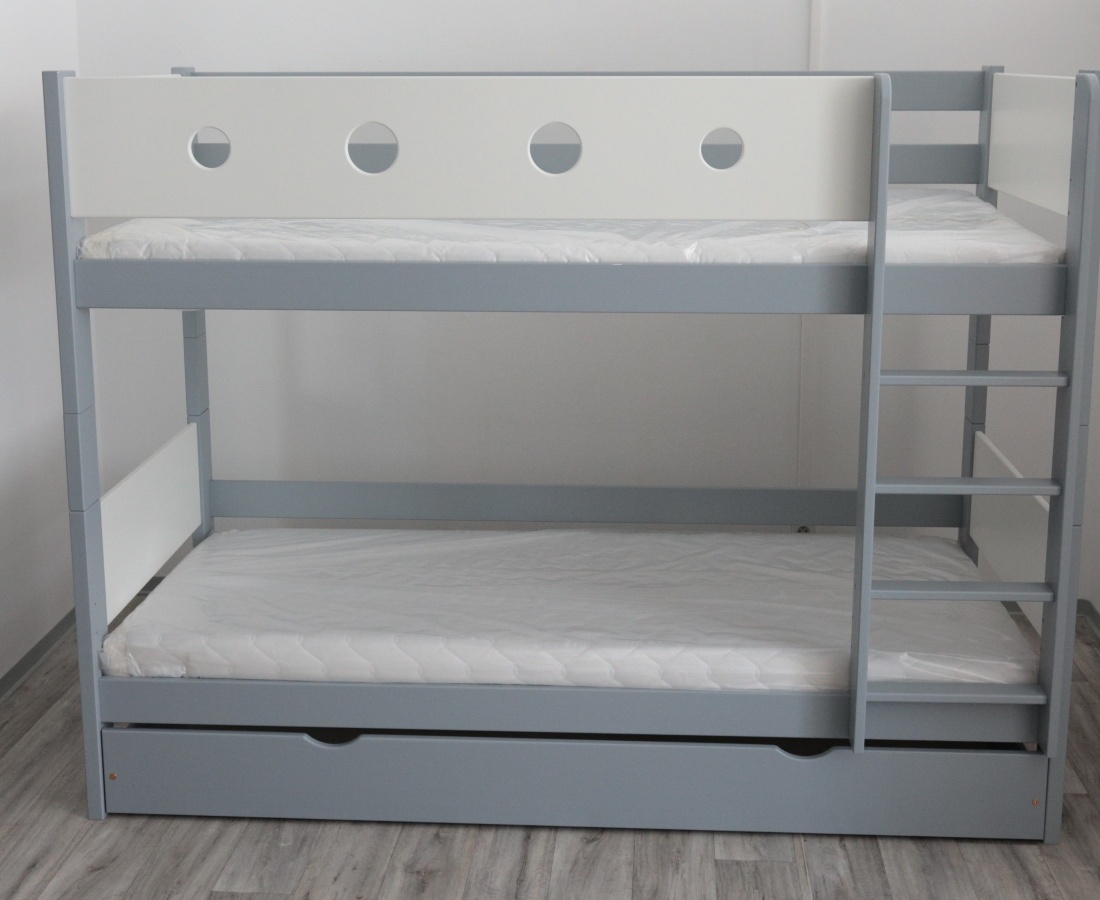 patrová postel dřevěna URWISEK-P 200X90