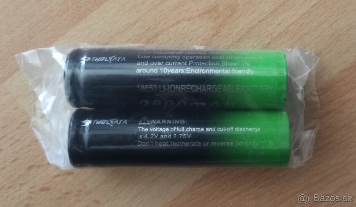 Predám lítiové nabíjateľné batérie 18650 1800mAh