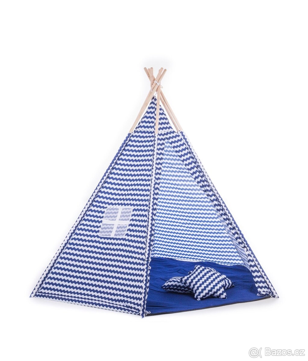 Dětský stan /teepee do pokojíčku Zig Zag