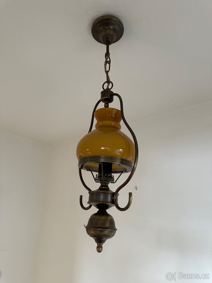 Rustikální holandské svítidlo, lampa 3kusy