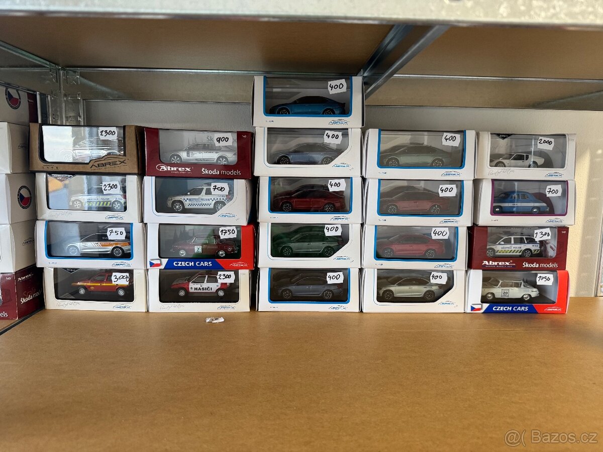 Modely 1:43 Abrex Skoda