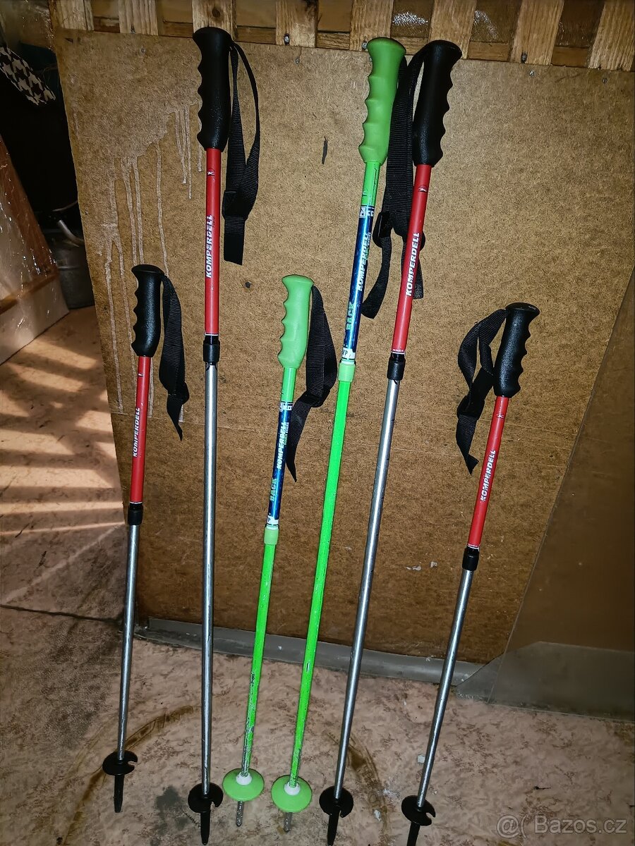 Lyžařské hole - nastavitelné