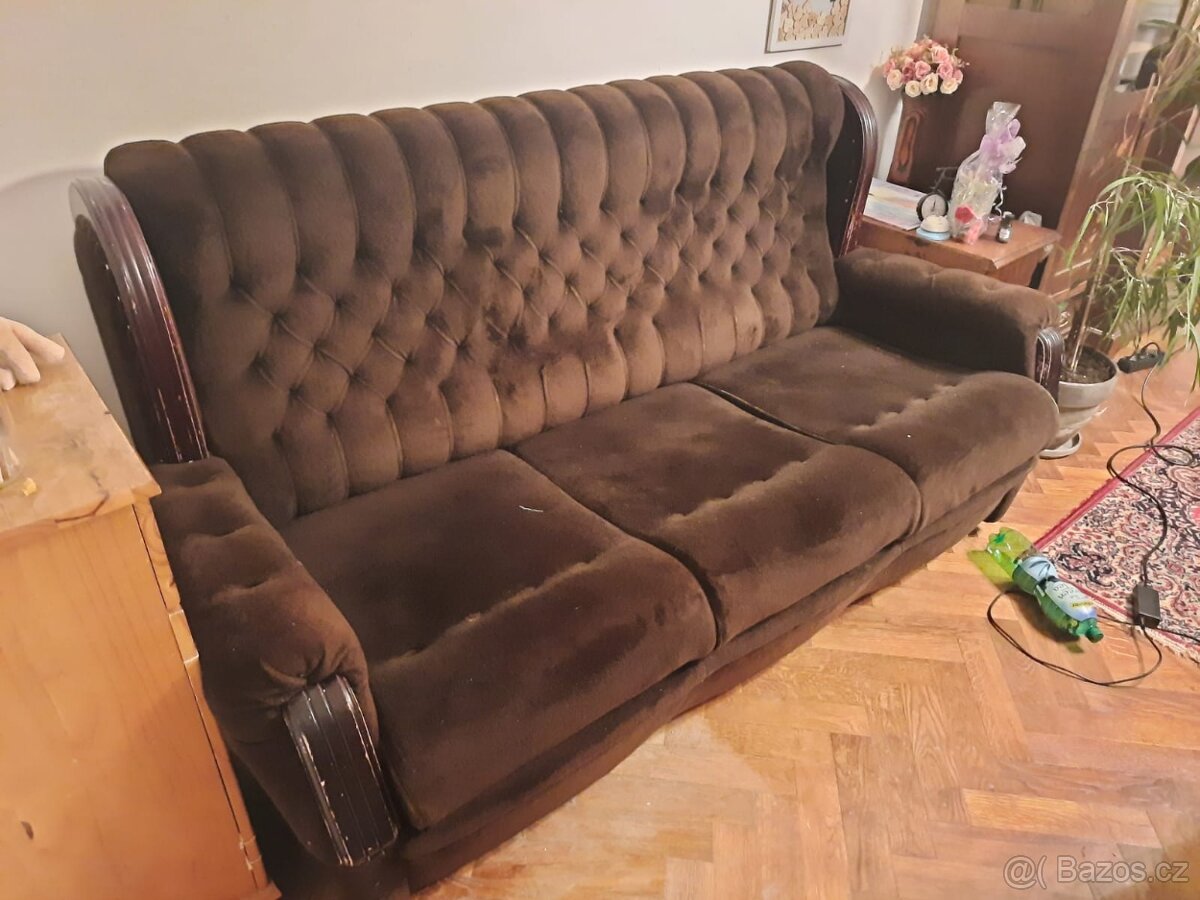 Sedací souprava - gauč + 2 křesla