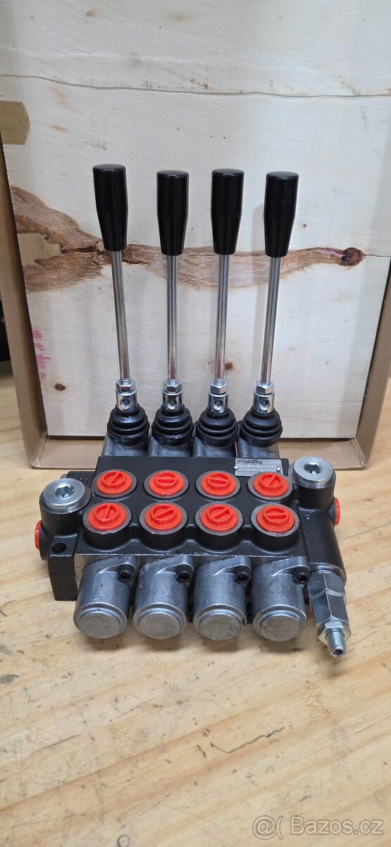 Hydraulický rozvaděč P40 4-sekční - do 40l/min