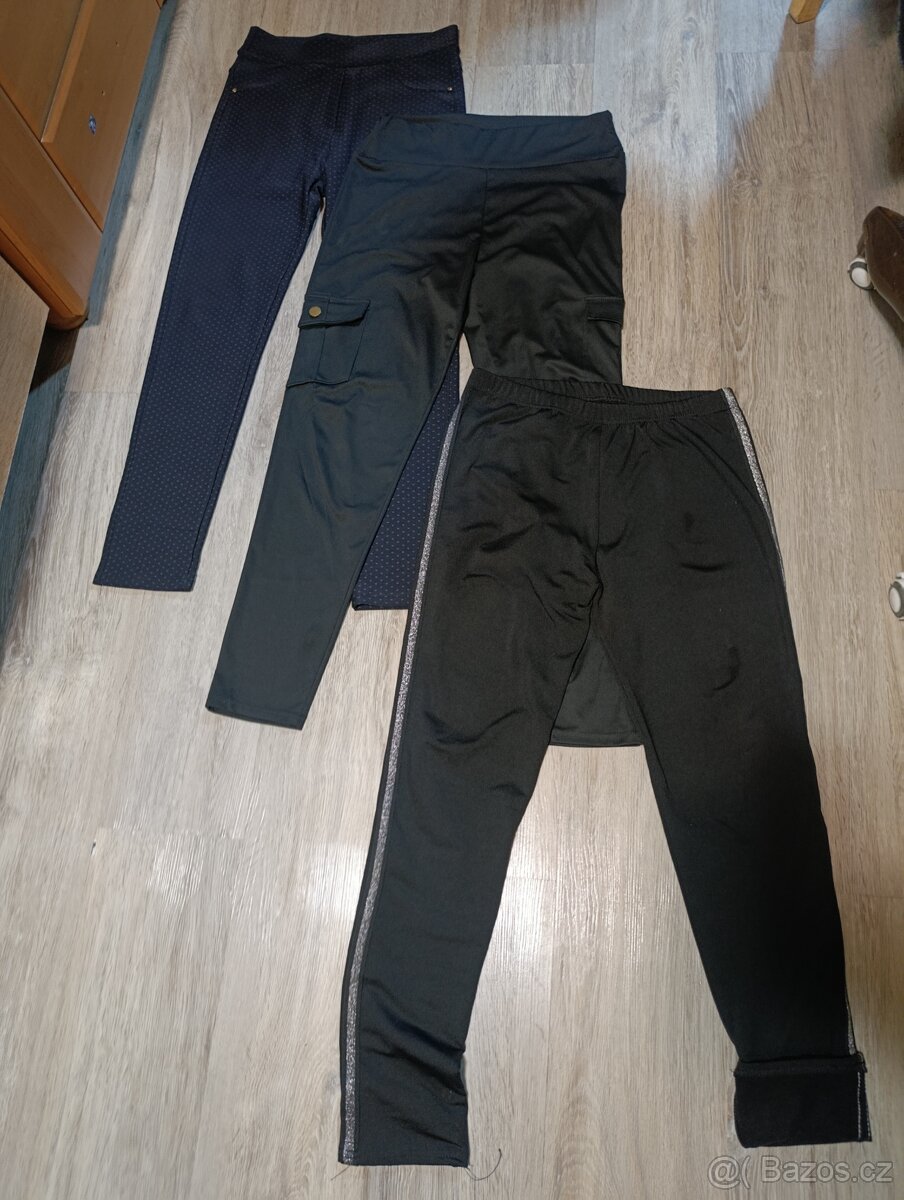 3x dámské legíny velikost XL