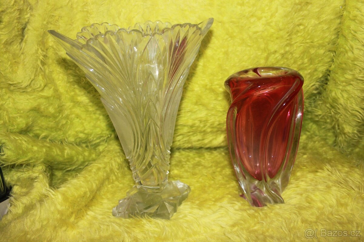 Vázy, skleněné , keramické