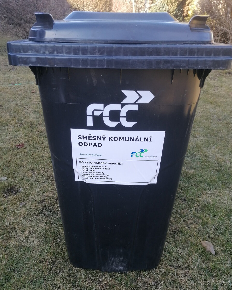 Popelnice, plastová nádoba na odpad 240 ltr.