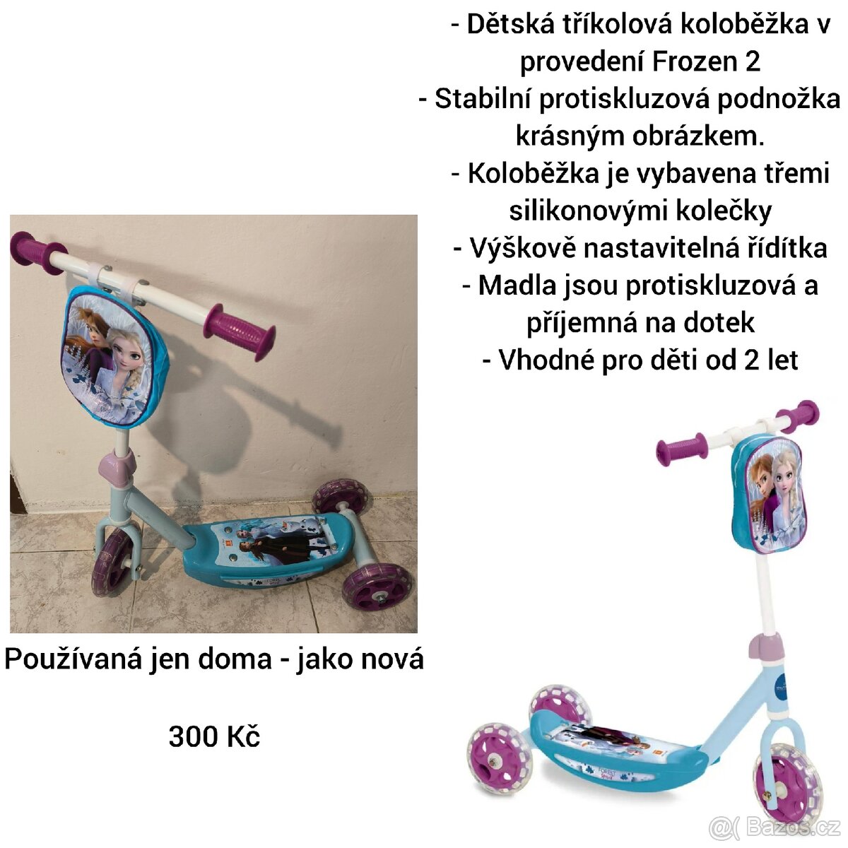 Frozen koloběžka od 2 let