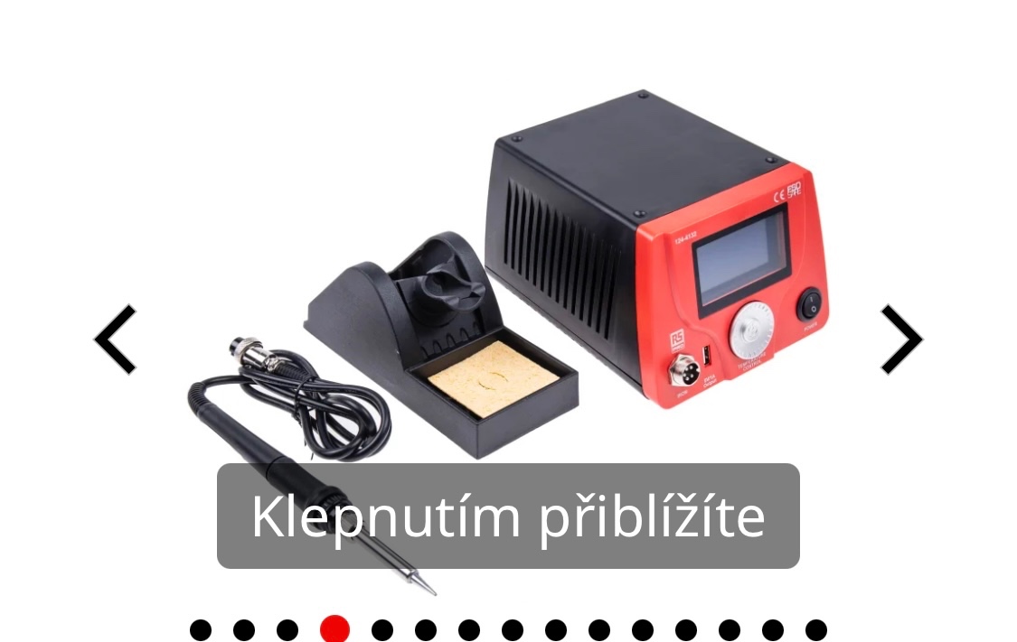 Pájecí stanice 1výstupová 220 → 240V Typ F – zástrčka Schuko