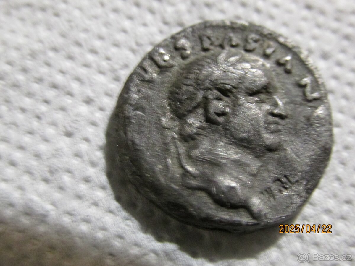 Nabízím Římský Denár Titus Flavius Vespasianus.