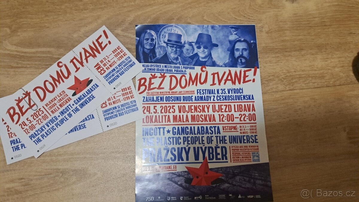Vstupenky na Běž domů Ivane