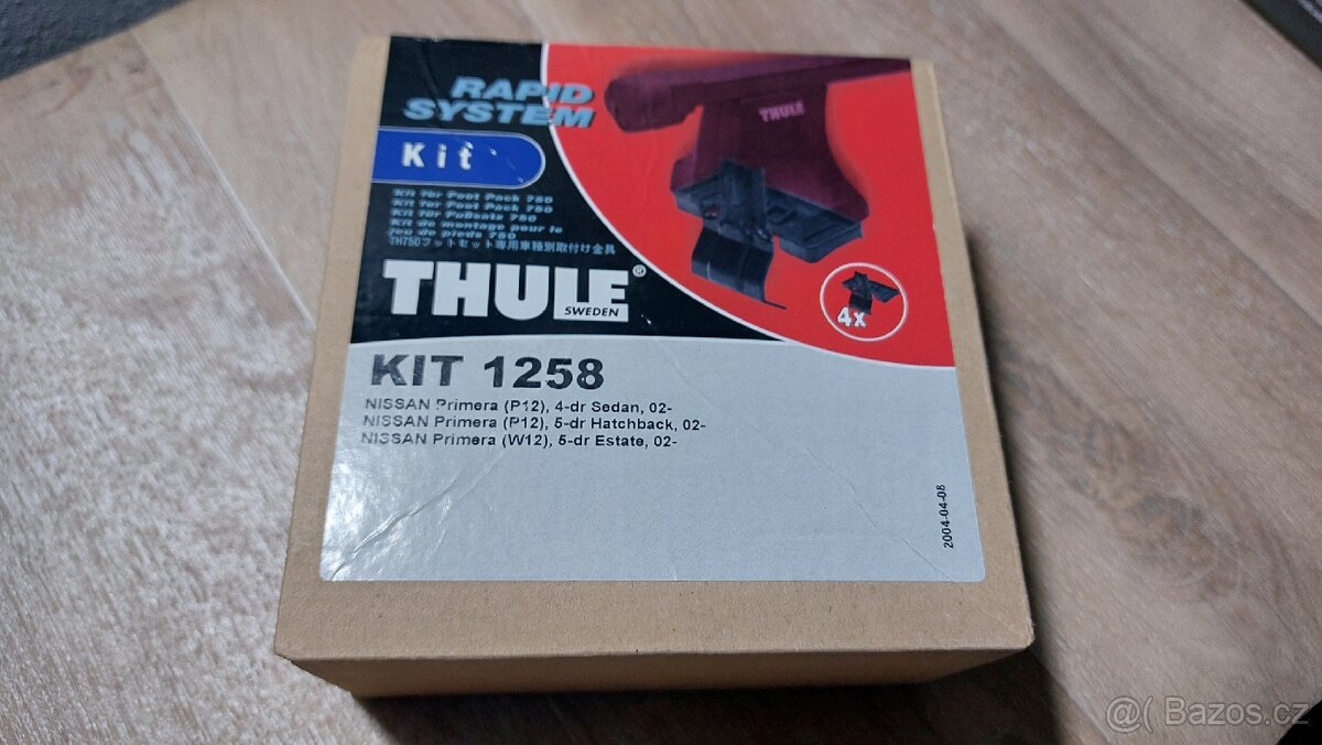 Kit Thule 1258 - NISSAN Primera (P12), 4-dr Sedan, 02-07