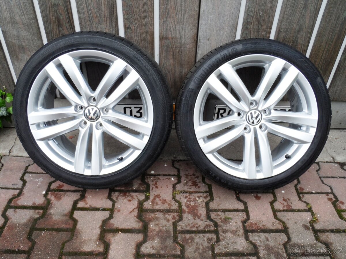 Original VW Alu kola Kansas 3AA 601 025 H / 8Jx18H2 ET44