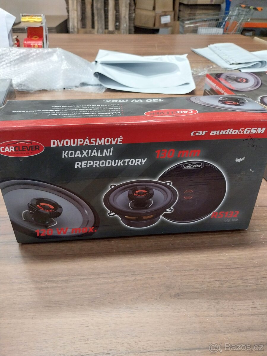 Reproduktory Carclever 130mm 120w