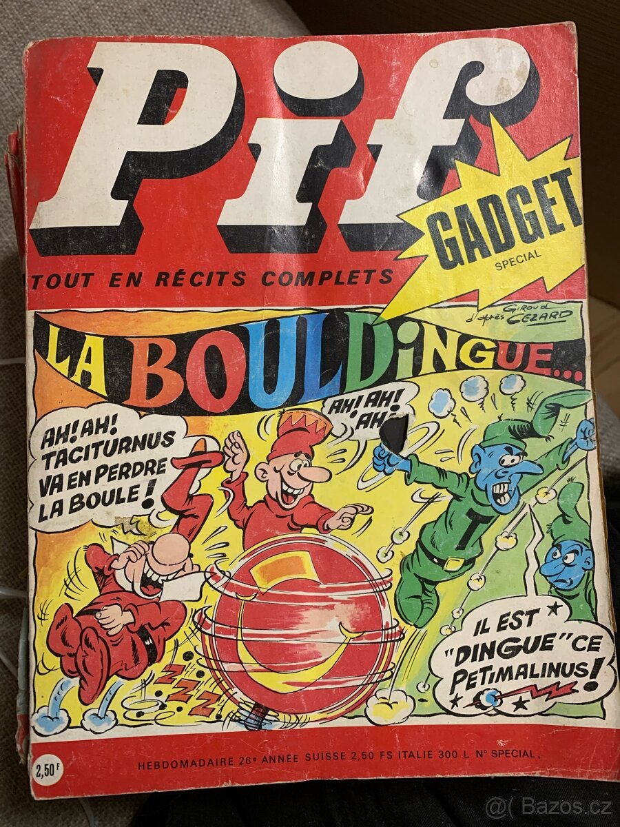 PIF GADGET - 34. Kusů. Rok 1970.