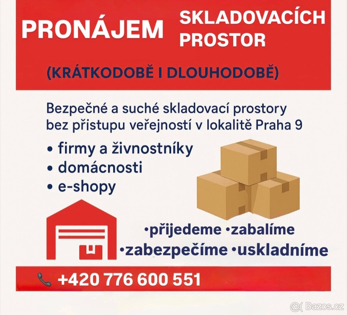 🚚 Uskladním vaše věci – bez starostí