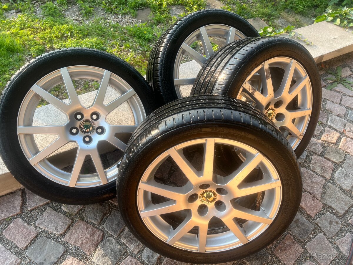Letní alu kola Octavia RS r17 Spider