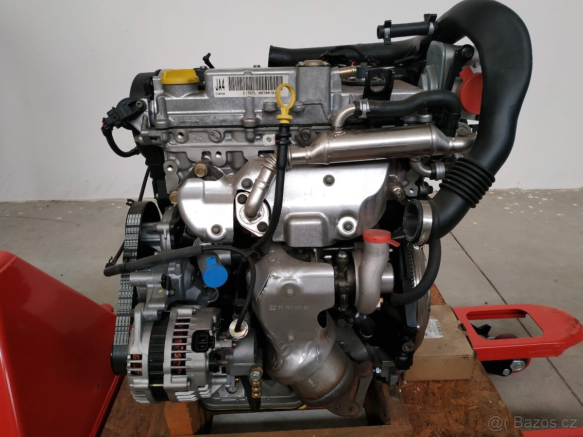 Prodám kompletní nepoužitý motor Z17DTL GM: 97308796