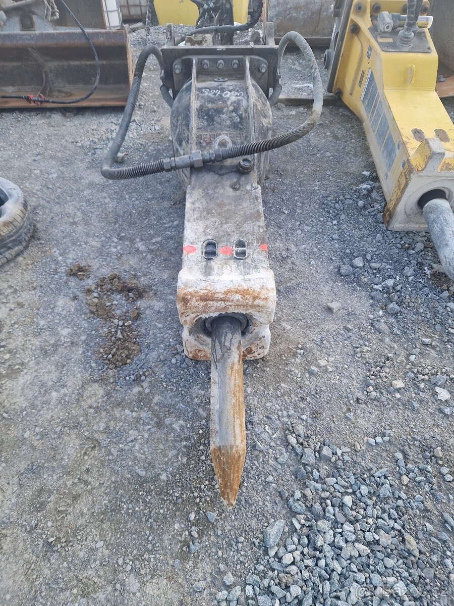 Lyžica,hydraulicke kladivo,werachter ,bager