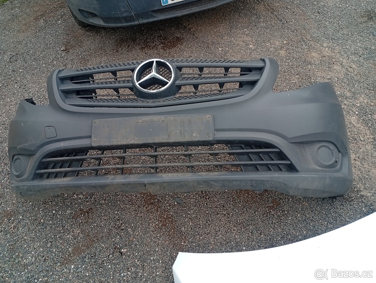 MERCEDES BENZ VITO W447 RV 2019 PŘEDEK, KAPOTA, SVĚTLA APOD.