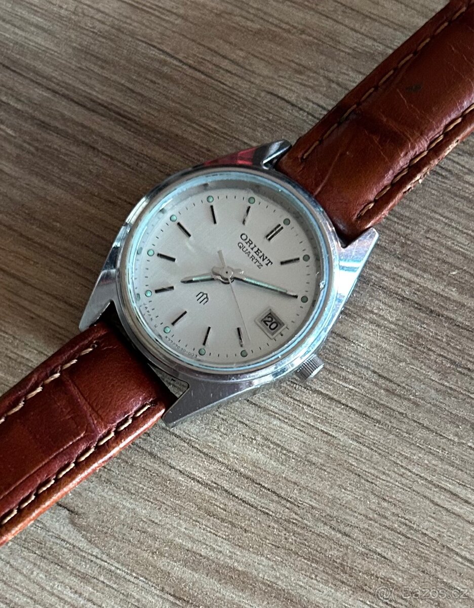 hodinky Orient Quartz vintage Japan
