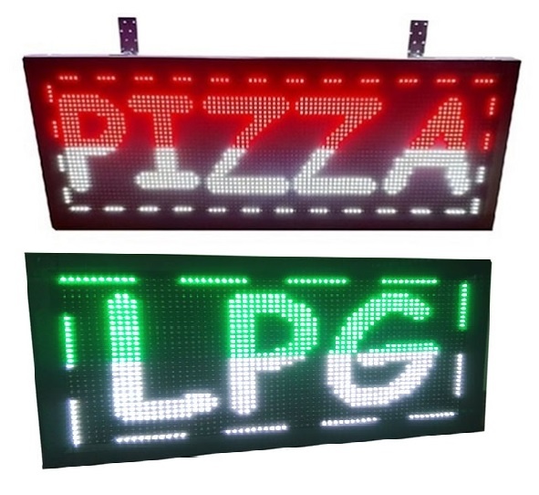 Světelná LED reklama