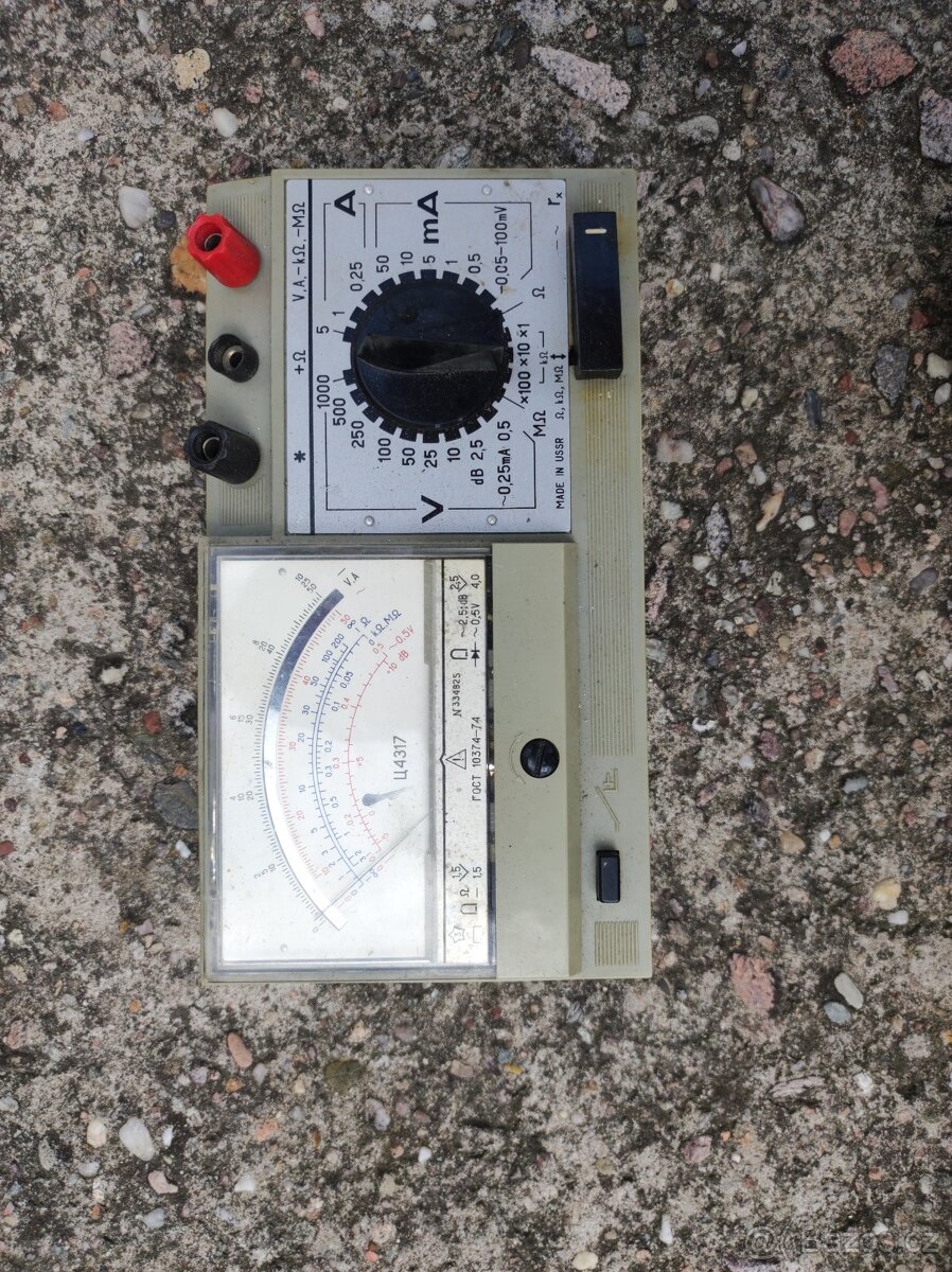 Analogový měřicí přístroj Ц4317 (C4317)