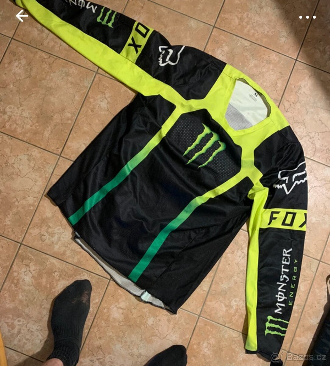 Dres motocross Fox x Monster