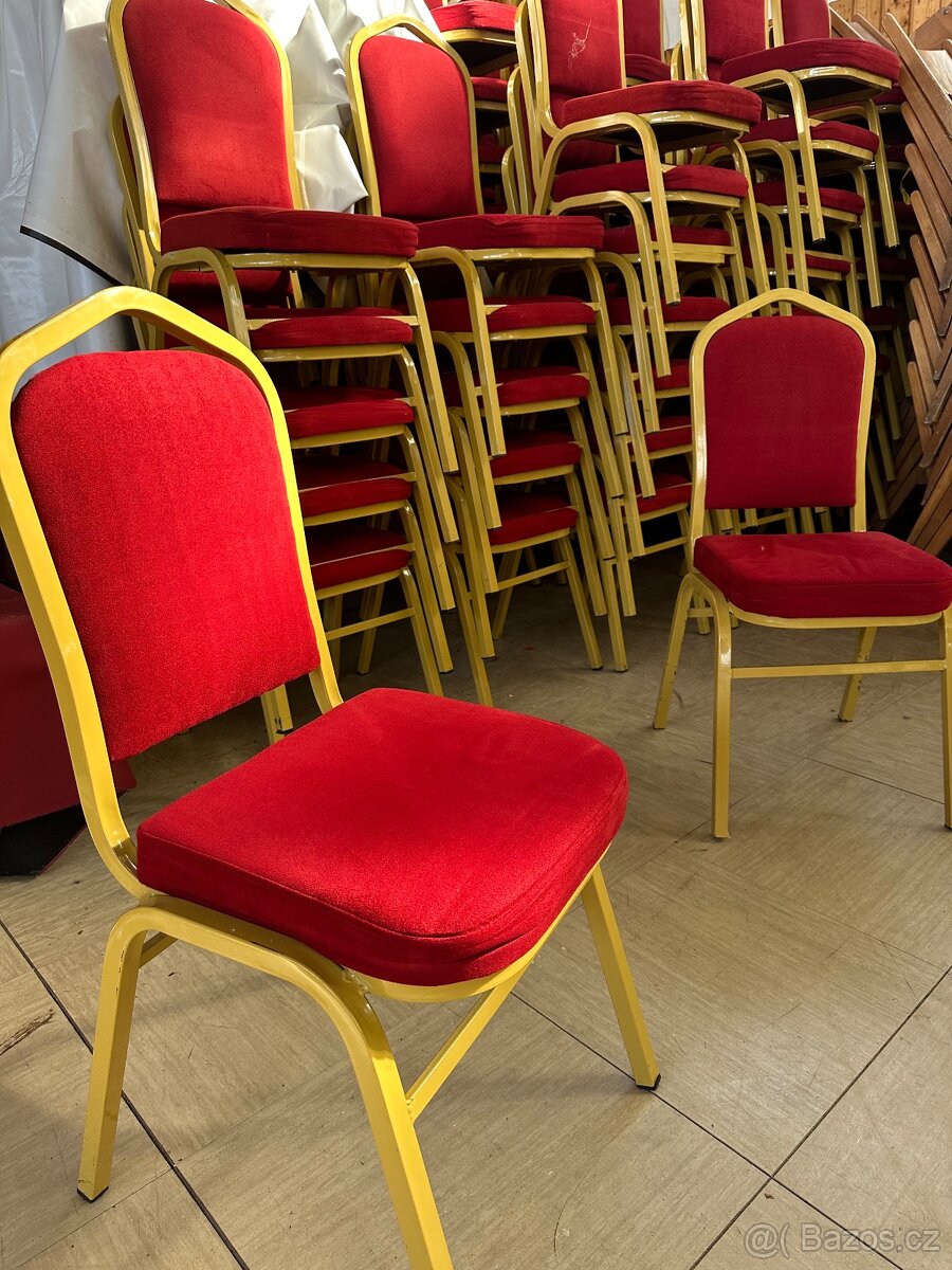 Svatební židle, hotelové, zámecké židle, 180kusů
