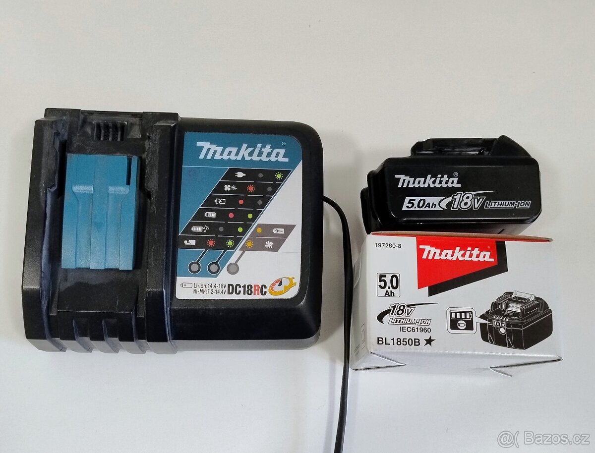 Makita nabíječka, baterie