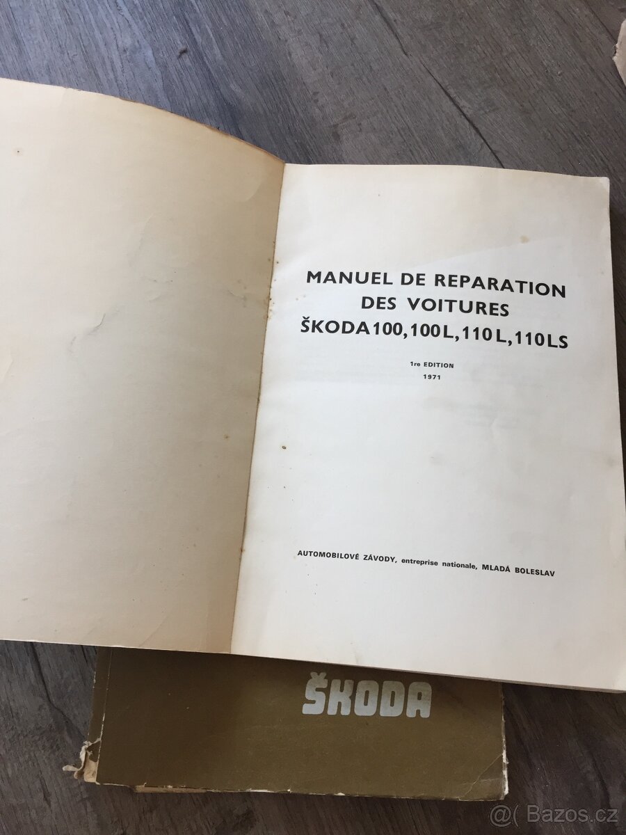 Dílenské příručky Škoda 100