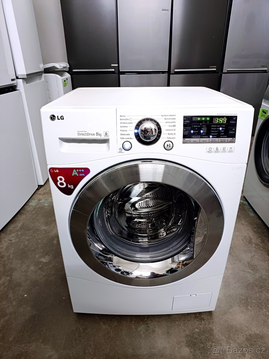 Pračka LG 8 kg A+++ 1400 ot./min ZÁRUKA