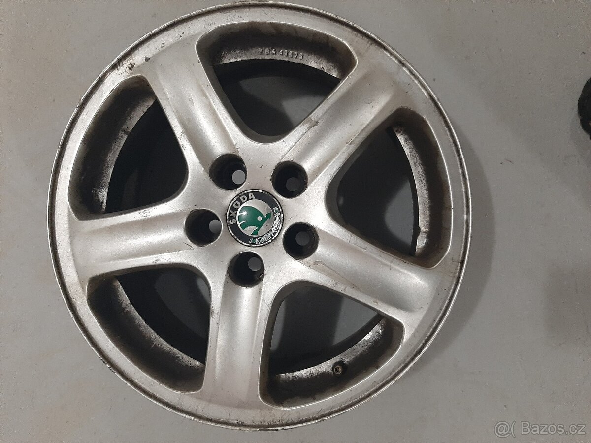 Prodám alu kola Škoda Octavia I. 195/65/R15