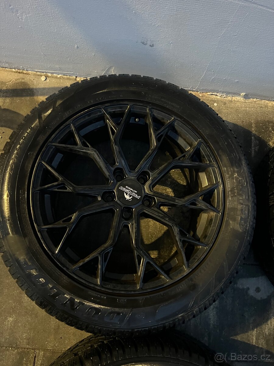 Alu kola 5x112 r18 zimní Dunlop 235/55/18