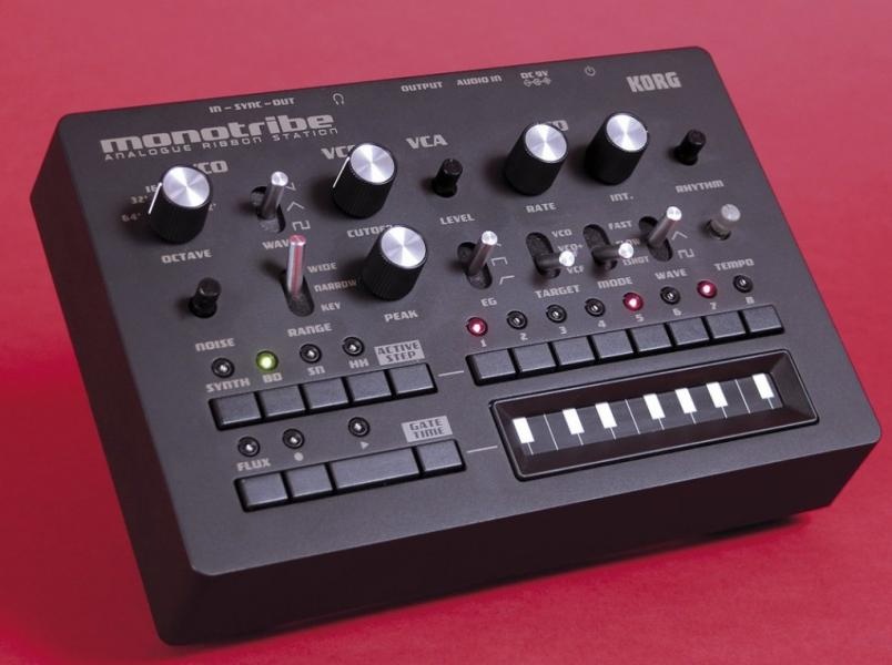 Monotribe Ribbon Station s MIDI USB a MIDI DIN upravou