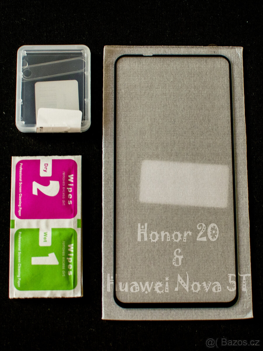 Tvrzené sklo Honor 20 / Huawei Nova 5T + foťák