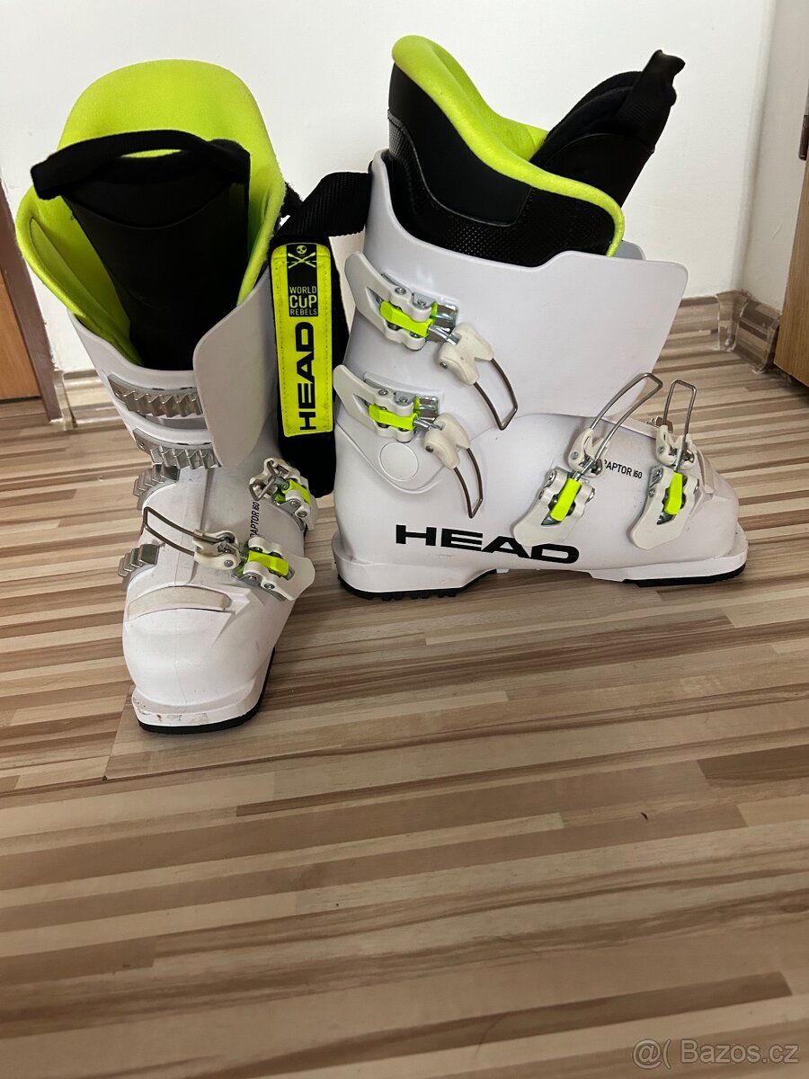 Lyžařské boty Head, délka stélky 23 odpovídá velikosti 38.5