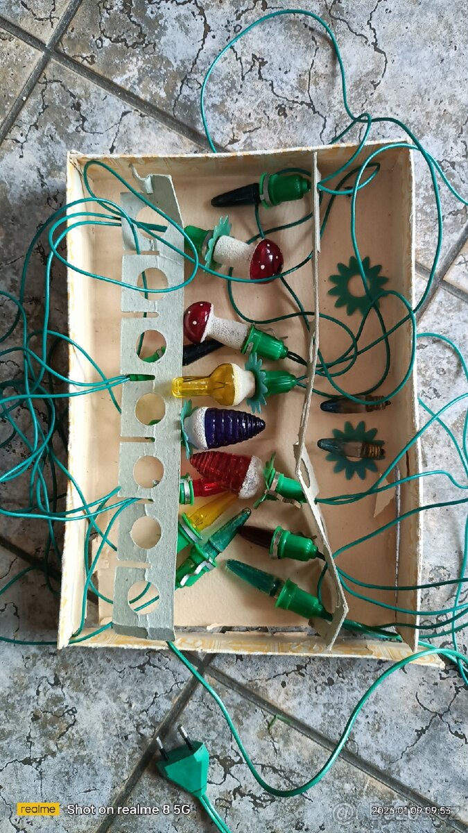 Vánoční retro světla