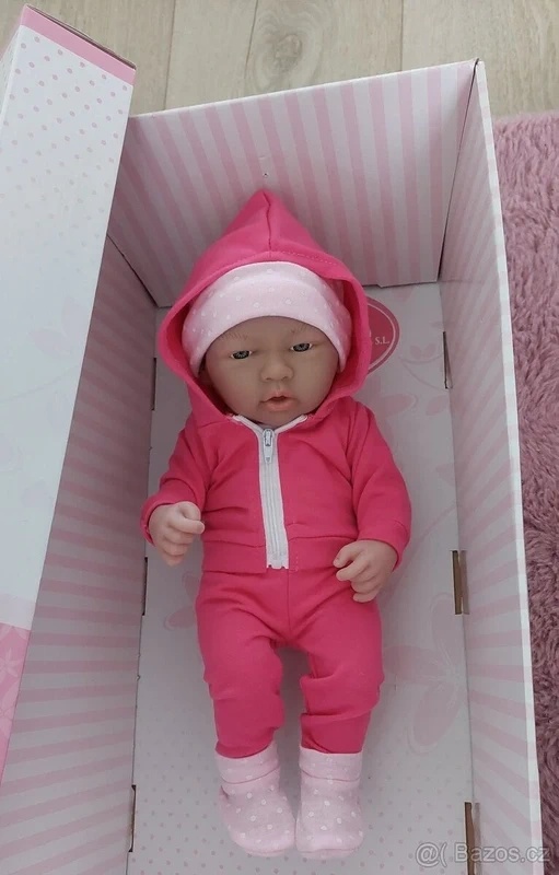 nová panenka reborn holka 36 cm