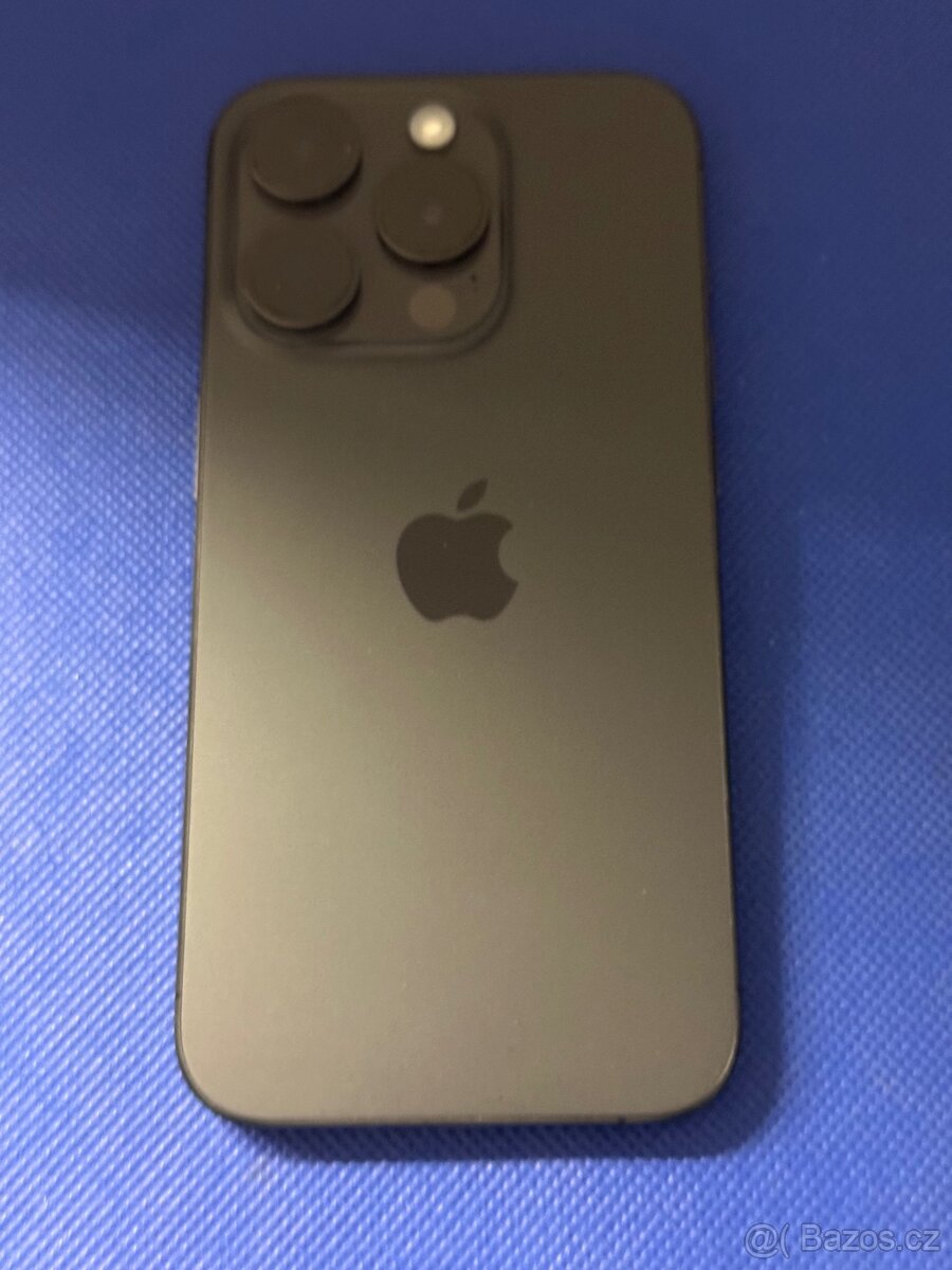 iPhone 15 Pro 256GB Black Titanium, 1 rok záruka