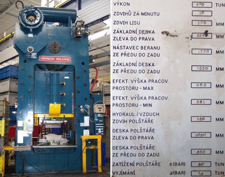 Lis klikový H48-1-12, VERSON WILKINS